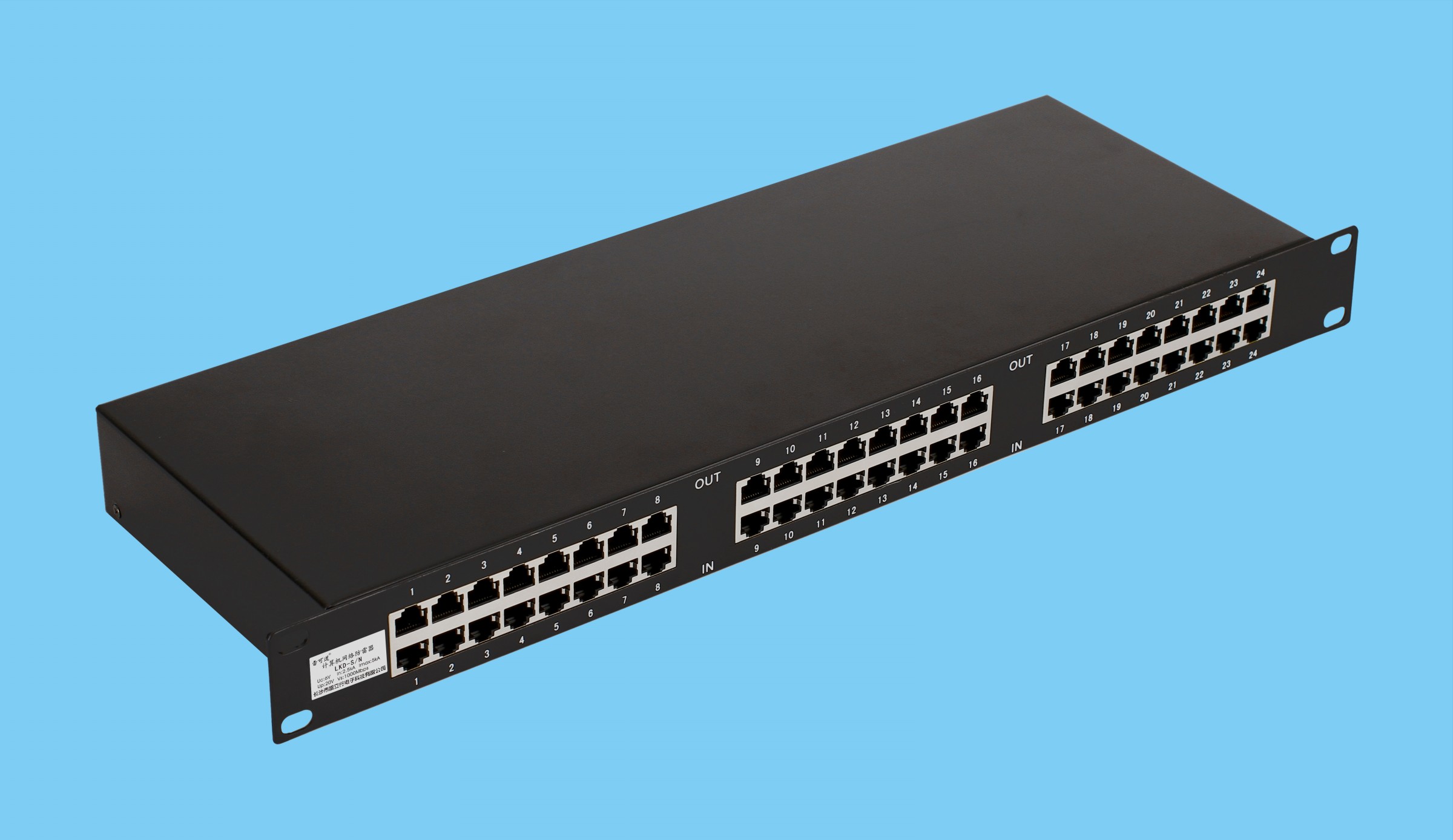 雷可道計(jì)算機(jī)網(wǎng)絡(luò)防雷器(機(jī)架式)